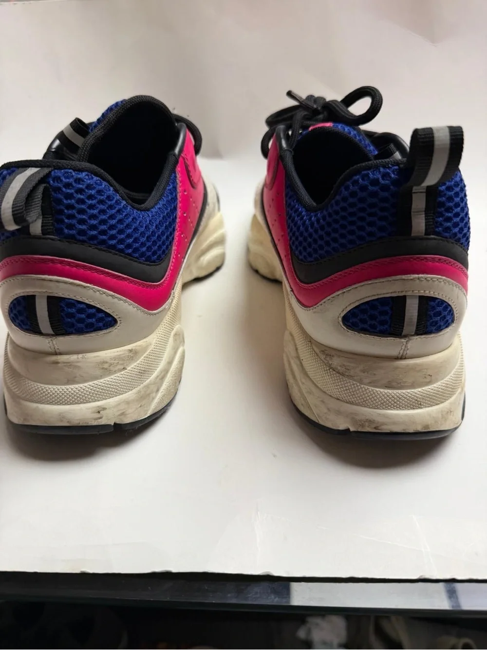 Dior B22 Sneakers Pink Blue White Black EU 43 US 10 Men’s w/ Original Box